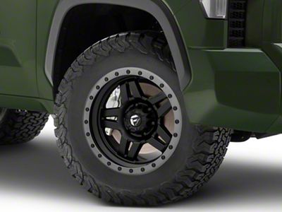 Fuel Wheels Anza Matte Black with Anthracite Ring 6-Lug Wheel; 18x9; 1mm Offset (22-25 Tundra)