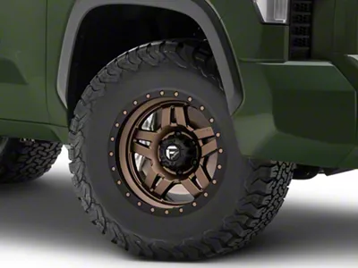 Fuel Wheels Anza Matte Bronze with Black Ring 6-Lug Wheel; 17x8.5; -6mm Offset (22-25 Tundra)