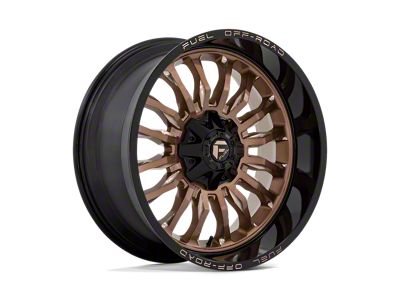 Fuel Wheels Arc Platinum Bronze with Black Lip 6-Lug Wheel; 22x10; -18mm Offset (22-25 Tundra)