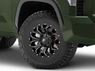 Fuel Wheels Assault Gloss Black Milled 6-Lug Wheel; 17x9; -12mm Offset (22-25 Tundra)