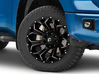 Fuel Wheels Assault Satin Black Milled 5-Lug Wheel; 20x10; -18mm Offset (14-21 Tundra)