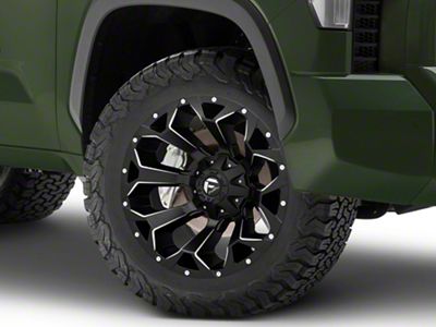 Fuel Wheels Assault Satin Black Milled 6-Lug Wheel; 20x9; 1mm Offset (22-25 Tundra)