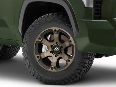 Fuel Wheels Beast Matte Black Double Dark Tint 6-Lug Wheel; 18x9; 19mm Offset (22-25 Tundra)
