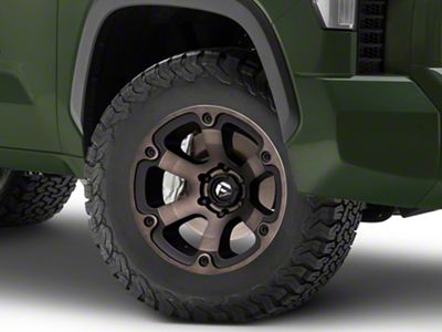 Fuel Wheels Beast Matte Black Machined with Dark Tint 6-Lug Wheel; 18x9; 1mm Offset (22-25 Tundra)