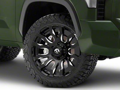 Fuel Wheels Blitz Gloss Black Milled 6-Lug Wheel; 22x12; -44mm Offset (22-25 Tundra)