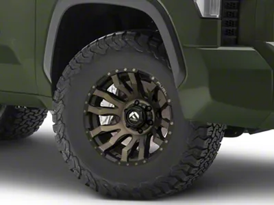 Fuel Wheels Blitz Matte Black with Dark Tint 6-Lug Wheel; 17x9; -12mm Offset (22-25 Tundra)