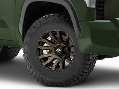 Fuel Wheels Blitz Matte Black with Dark Tint 6-Lug Wheel; 17x9; 1mm Offset (22-25 Tundra)
