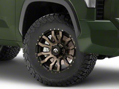 Fuel Wheels Blitz Matte Black Double Dark Tint 6-Lug Wheel; 18x9; 20mm Offset (22-25 Tundra)