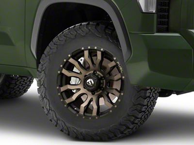 Fuel Wheels Blitz Matte Black Double Dark Tint 6-Lug Wheel; 18x9; -12mm Offset (22-25 Tundra)