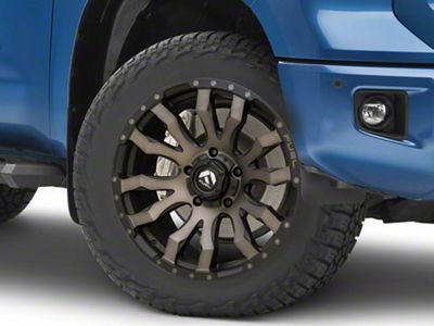Fuel Wheels Blitz Matte Black Double Dark Tint 5-Lug Wheel; 22x12; -44mm Offset (14-21 Tundra)
