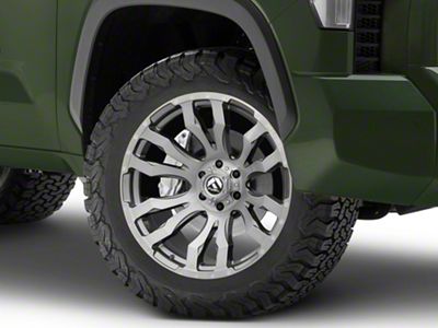 Fuel Wheels Blitz Platinum Brushed Gunmetal 6-Lug Wheel; 20x9; 1mm Offset (22-25 Tundra)