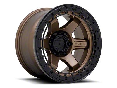 Fuel Wheels Block Beadlock Matte Bronze 6-Lug Wheel; 17x8.5; 0mm Offset (22-25 Tundra)