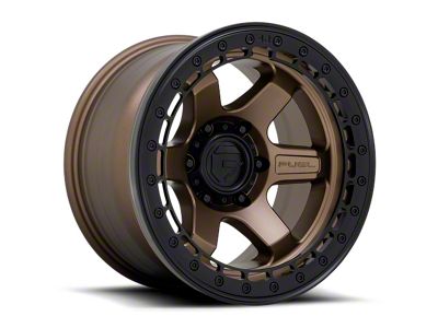 Fuel Wheels Block Beadlock Matte Bronze 6-Lug Wheel; 17x9; -15mm Offset (22-25 Tundra)