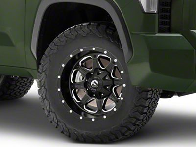 Fuel Wheels Boost Matte Black Milled 6-Lug Wheel; 18x9; 20mm Offset (22-25 Tundra)