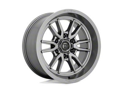 Fuel Wheels Clash Gunmetal 6-Lug Wheel; 17x9; 1mm Offset (22-25 Tundra)