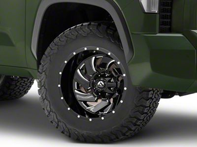 Fuel Wheels Cleaver Gloss Black Milled 6-Lug Wheel; 18x9; -12mm Offset (22-25 Tundra)