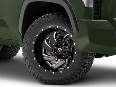 Fuel Wheels Cleaver Gloss Black Milled 6-Lug Wheel; 20x10; -18mm Offset (22-25 Tundra)