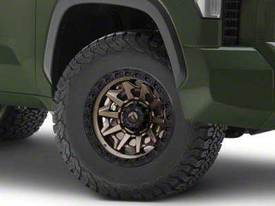 Fuel Wheels Covert Matte Bronze with Black Bead Ring 6-Lug Wheel; 17x9; 1mm Offset (22-25 Tundra)