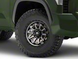 Fuel Wheels Covert Matte Gunmetal with Black Bead Ring 6-Lug Wheel; 17x8.5; 14mm Offset (22-26 Tundra)