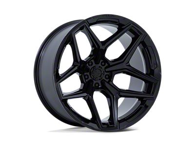 Fuel Wheels Flux Gloss Black 6-Lug Wheel; 22x12; -44mm Offset (22-25 Tundra)