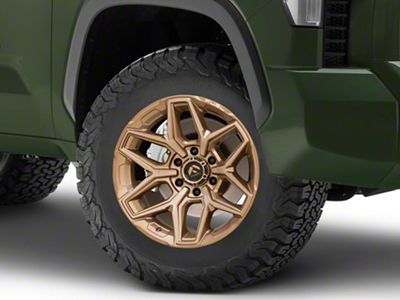 Fuel Wheels Flux Platinum Bronze 6-Lug Wheel; 18x9; 20mm Offset (22-25 Tundra)