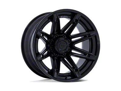 Fuel Wheels Fusion Forged Brawl Matte Black with Gloss Black Lip 6-Lug Wheel; 20x10; -18mm Offset (22-25 Tundra)