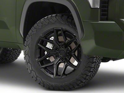 Fuel Wheels Fusion Forged Flux Gloss Black 6-Lug Wheel; 20x9; 20mm Offset (22-25 Tundra)