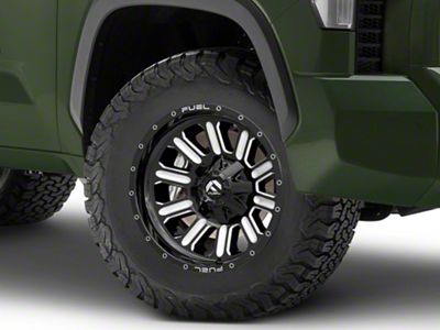 Fuel Wheels Hardline Gloss Black Milled 6-Lug Wheel; 18x9; 20mm Offset (22-25 Tundra)