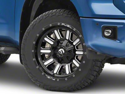 Fuel Wheels Hardline Gloss Black Milled 5-Lug Wheel; 20x12; -44mm Offset (14-21 Tundra)