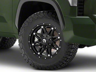 Fuel Wheels Hostage Matte Black 6-Lug Wheel; 18x9; 1mm Offset (22-25 Tundra)
