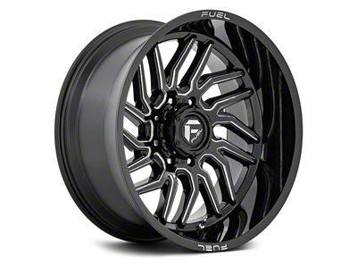 Fuel Wheels Hurricane Gloss Black Milled 5-Lug Wheel; 20x9; 20mm Offset (14-21 Tundra)
