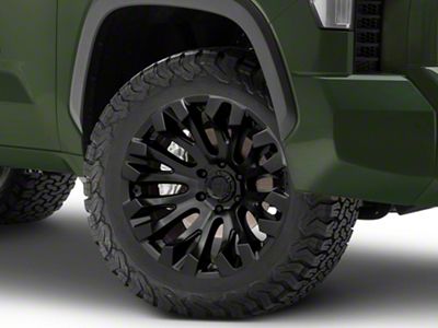 Fuel Wheels Quake Blackout 6-Lug Wheel; 20x10; -18mm Offset (22-25 Tundra)