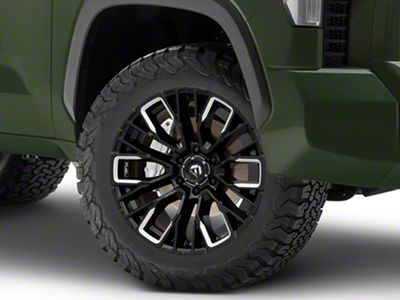 Fuel Wheels Rebar Gloss Black Milled 6-Lug Wheel; 20x9; 1mm Offset (22-25 Tundra)