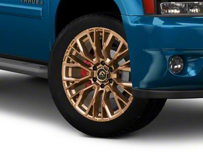 Fuel Wheels Rebar Platinum Bronze Milled 6-Lug Wheel; 22x12; -44mm Offset (22-25 Tundra)