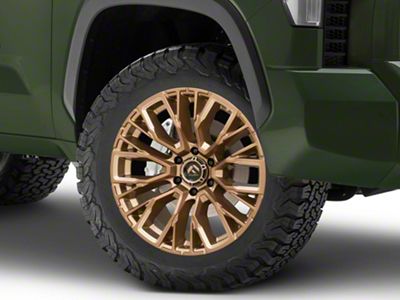 Fuel Wheels Rebar Platinum Bronze Milled 6-Lug Wheel; 20x10; -18mm Offset (22-25 Tundra)