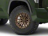 Fuel Wheels Rebel Matte Bronze with Black Bead Ring 6-Lug Wheel; 17x9; -12mm Offset (22-26 Tundra)