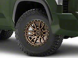 Fuel Wheels Rebel Matte Bronze with Black Bead Ring 6-Lug Wheel; 17x9; 1mm Offset (22-26 Tundra)
