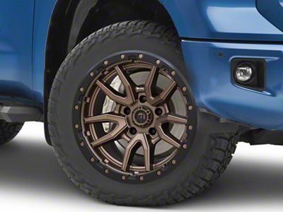 Fuel Wheels Rebel Matte Bronze with Black Bead Ring 5-Lug Wheel; 20x9; 1mm Offset (14-21 Tundra)