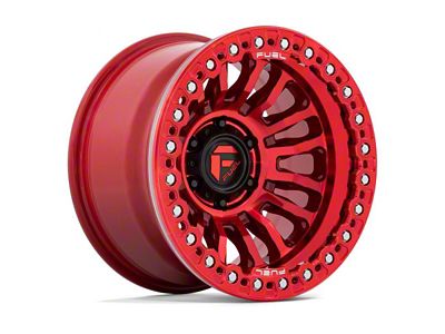 Fuel Wheels Rincon Beadlock Candy Red 6-Lug Wheel; 20x10; -48mm Offset (22-25 Tundra)