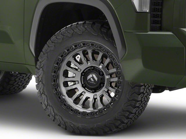 Fuel Wheels Tundra Rincon Matte Gunmetal with Matte Black Lip 6-Lug ...