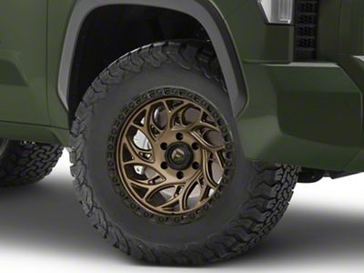 Fuel Wheels Runner OR Bronze with Black Ring 6-Lug Wheel; 18x9; -12mm Offset (22-25 Tundra)