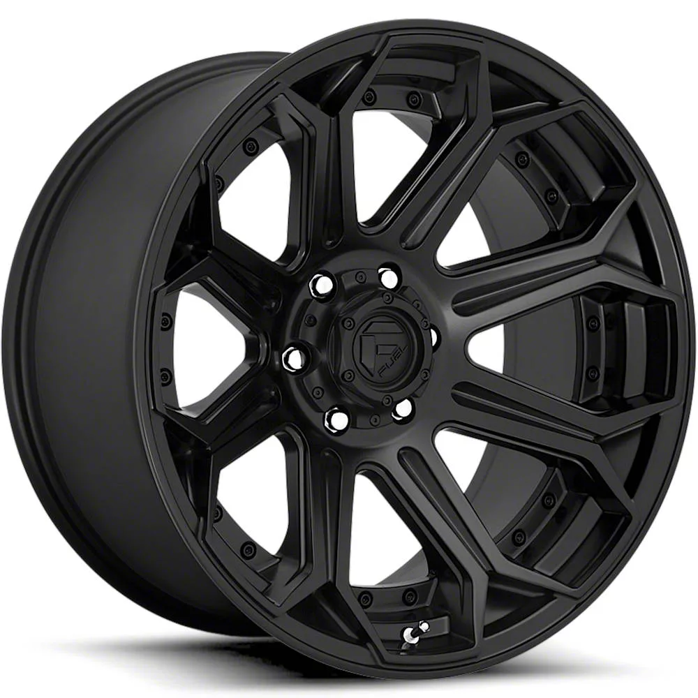 Fuel Wheels Tundra Siege Matte Black 5-Lug Wheel; 18x9; 1mm Offset