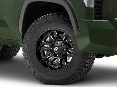 Fuel Wheels Sledge Gloss Black Milled 6-Lug Wheel; 17x9; 1mm Offset (22-25 Tundra)
