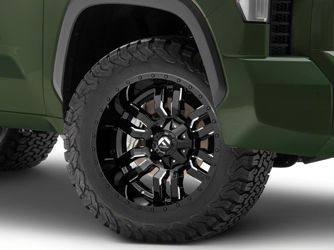Fuel Wheels Tundra Quake Gloss Black Milled 6-Lug Wheel