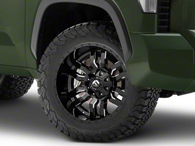 Fuel Wheels Sledge Gloss Black Milled 6-Lug Wheel; 20x9; 1mm Offset (22-25 Tundra)