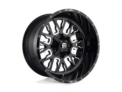 Fuel Wheels Stroke Gloss Black Milled 6-Lug Wheel; 22x12; -44mm Offset (22-25 Tundra)