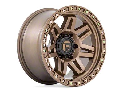 Fuel Wheels Syndicate Full Matte Bronze 6-Lug Wheel; 17x9; -12mm Offset (22-25 Tundra)