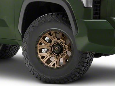 Fuel Wheels Traction Matte Bronze with Black Ring 6-Lug Wheel; 17x9; -12mm Offset (22-25 Tundra)
