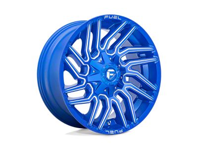 Fuel Wheels Typhoon Anodized Blue Milled 6-Lug Wheel; 22x12; -44mm Offset (22-26 Tundra)