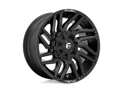 Fuel Wheels Typhoon Gloss Black 5-Lug Wheel; 22x10; -18mm Offset (14-21 Tundra)